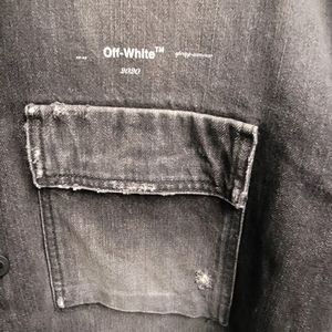 Off-White Arrow Oversized Denim Shirt